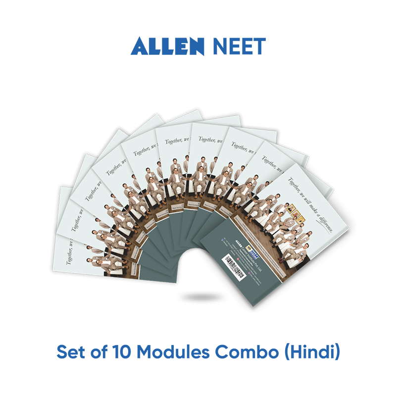 ALLEN BIOLOGY NEET-UG Study Material Package for 11th, 12th & 12th Passed (Set of 10 Modules)
