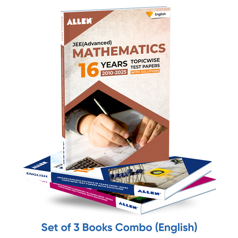 JEE Advanced 16 Years Topicwise Physics, Chemistry & Mathematics Papers with Solutions (Set of 3 books Combo)