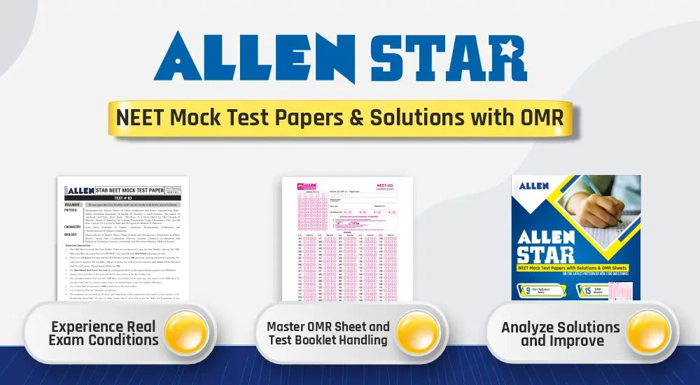 ALLEN STAR NEET Mock Test Papers with Solutions & OMR Sheets