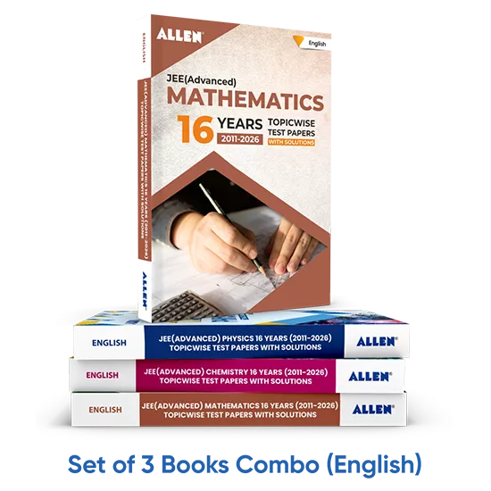 JEE Advanced 16 Years Topicwise Physics, Chemistry & Mathematics Papers with Solutions (Set of 3 books Combo)