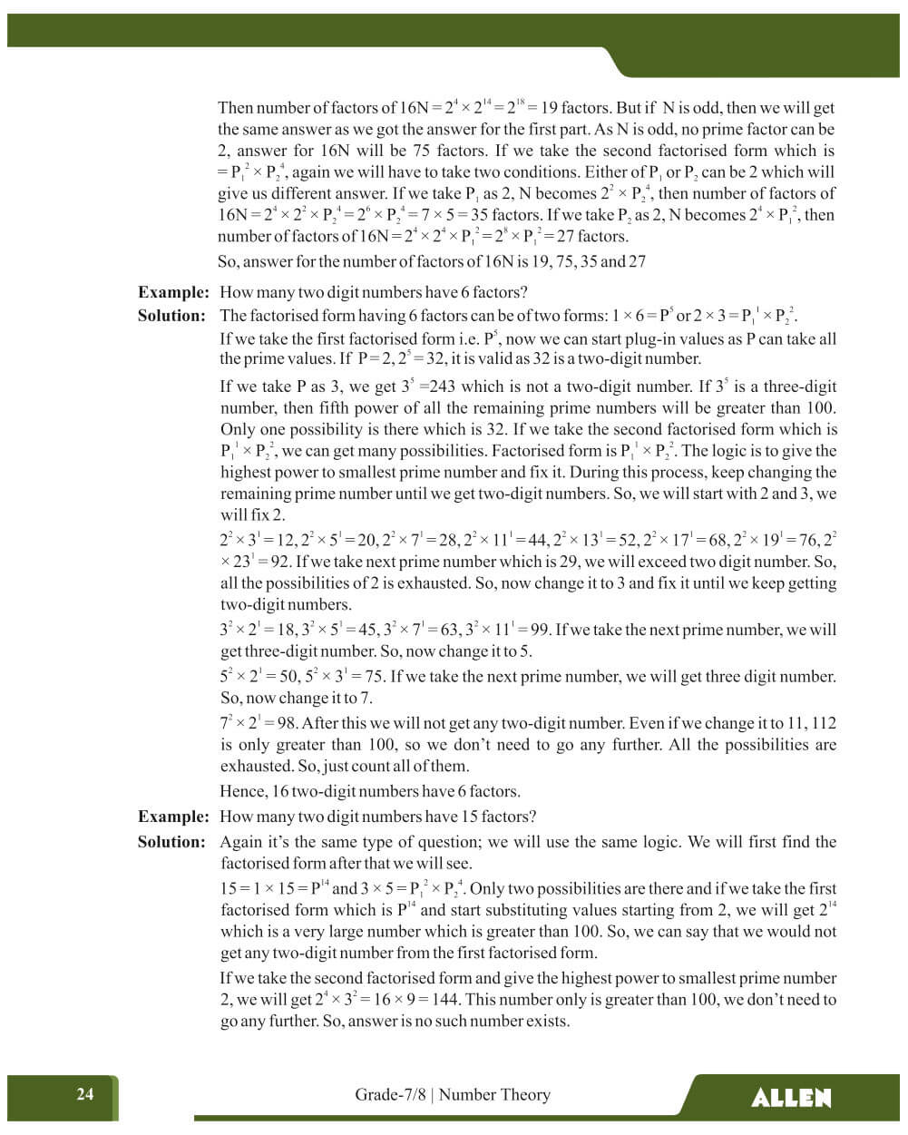 NMTC Question Bank (Multicolor) for Class 7 & 8 – Sub-Junior | Mathematics Olympiad Prep Book with Detailed Answer Key by ALLEN