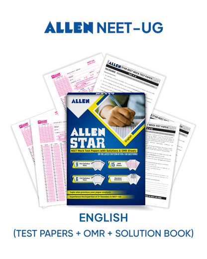 ALLEN STAR NEET Mock Test Papers With Solutions | 15 Mock Tests (9 Part Syllabus + 6 Full Syllabus) as per Latest NTA Pattern (15 OMR Sheets + Solution Booklet) with Past Year Paper Analysis