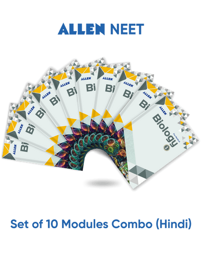 ALLEN BIOLOGY NEET-UG Study Material Package for 11th, 12th & 12th Passed (Set of 10 Modules)