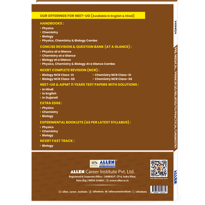 CHEMISTRY: Principles Related to Practical Chemistry for NEET-UG by ALLEN