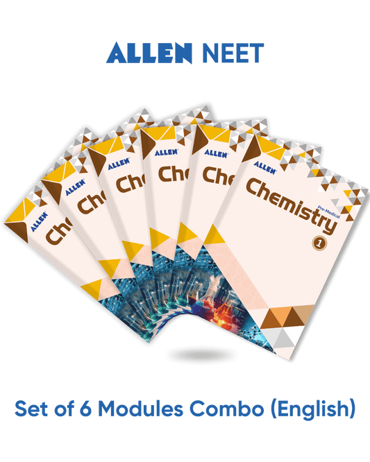 ALLEN CHEMISTRY NEET-UG Study Material Package for 11th, 12th & 12th Passed (Set of 6 Modules)