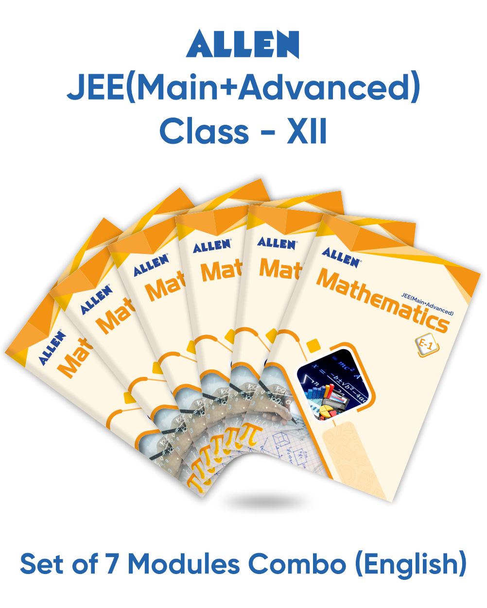 ALLEN 12th MATHEMATICS Study Material Package for JEE Main+Advanced (Set of 7 Modules Combo ) in Hindi | Enthusiast