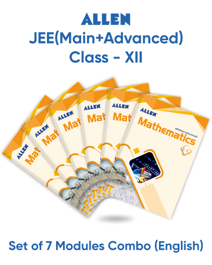 ALLEN 12th MATHEMATICS Study Material Package for JEE Main+Advanced (Set of 7 Modules Combo ) in Hindi | Enthusiast