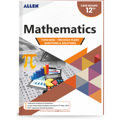 CBSE Maths Topicwise Solved papers from Previous Years for Class 12th by ALLEN