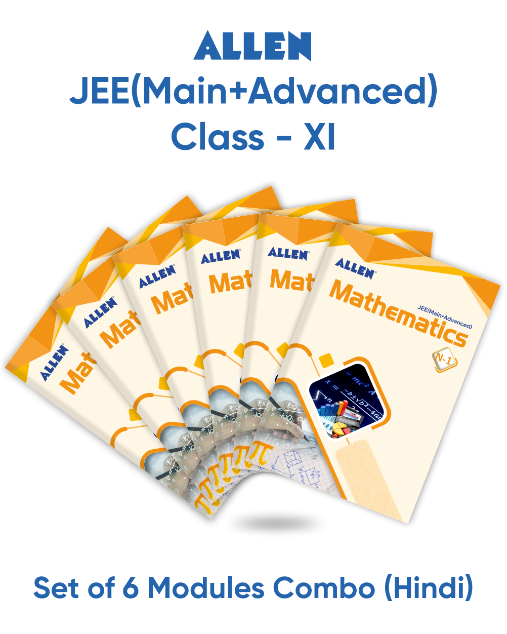 ALLEN 11th MATHEMATICS Study Material Package for JEE Main+Advanced (Set of 6 Modules Combo) in English | Nurture
