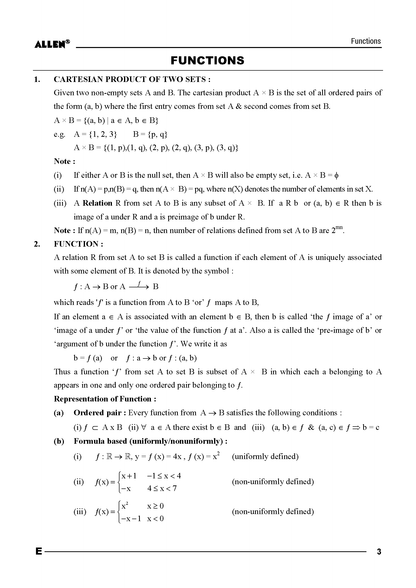 ALLEN 12th MATHEMATICS Study Material Package for JEE Main+Advanced (Set of 7 Modules Combo ) in Hindi | Enthusiast
