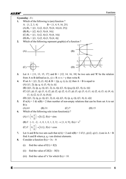 ALLEN 12th MATHEMATICS Study Material Package for JEE Main+Advanced (Set of 7 Modules Combo ) in Hindi | Enthusiast