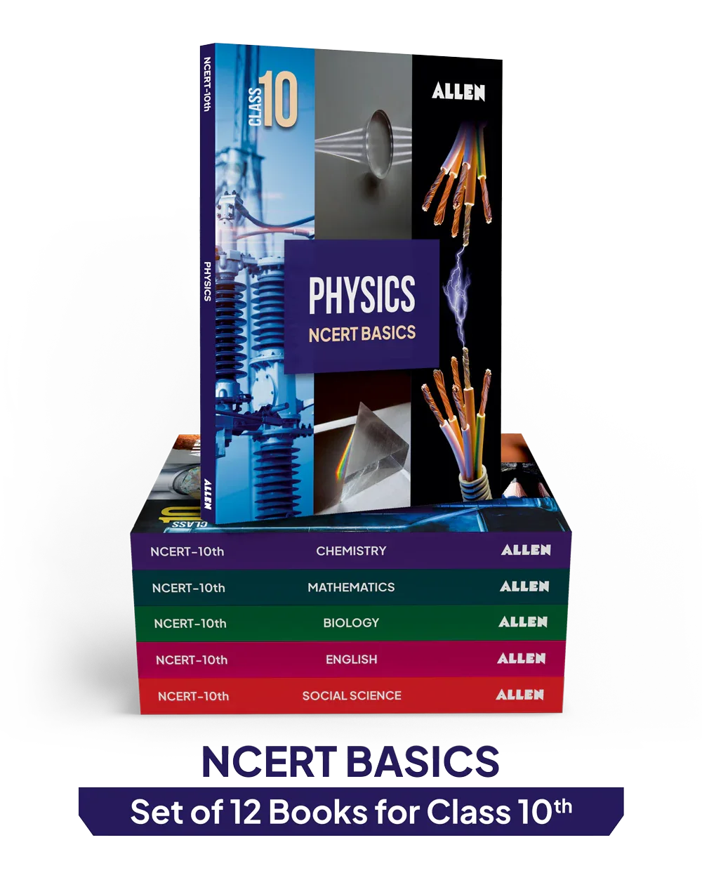 Easy 10 Module ALLEN Multicolor Modules for Class 10 NCERT Basics All-in-One Study ...