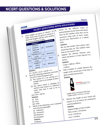 ALLEN Class 6 NCERT All-in-One Study Material Package - 9 Multicolor Modules Covering 6 Core Subjects | Physics, Chemistry, Biology, Maths, Social Science & English