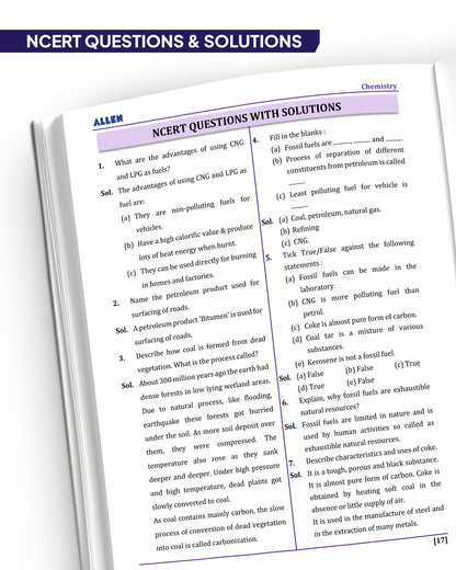 ALLEN Class 8 NCERT All-in-One Study Material Package - 11 Multicolor Modules Covering 6 Core Subjects | Physics, Chemistry, Biology, Maths, Social Science & English