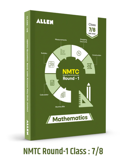 NMTC Question Bank for Class 7 & 8 (Sub Juniors) with Answer Key by ALLEN | Mathematics Olympiad - ALLEN E-Store