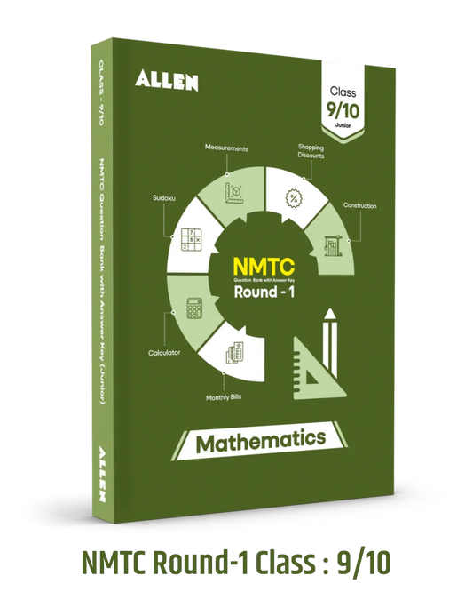 NMTC Maths Question Bank for Class 9 & 10 (Juniors) with Answer Key | NMTC Olympiad Preparation Book by ALLEN