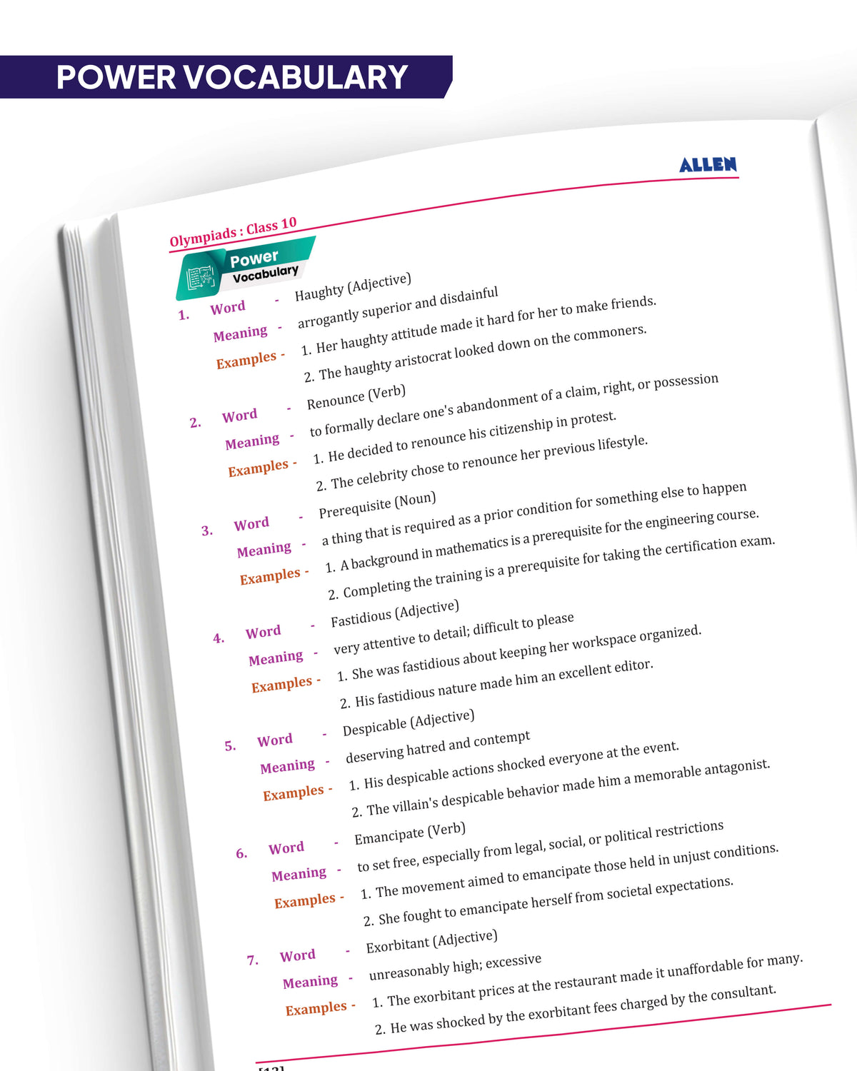 ALLEN Multicolor Modules for Class 10 Olympiad All-in-One Study ...