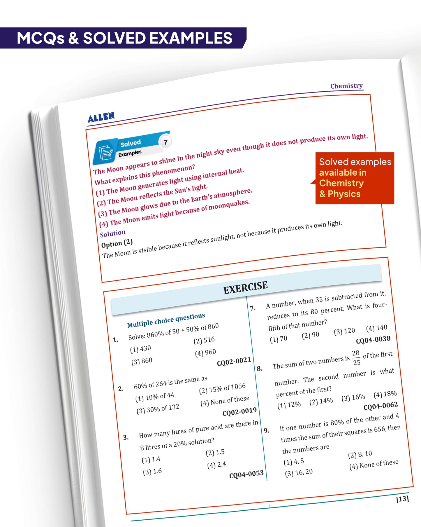 ALLEN Class 8 All-in-One Olympiad Study Material Package -9 Multicolor Modules Covering 7 Core Subjects | Physics, Chemistry, Biology, Maths, Social Science, English & Mental ability