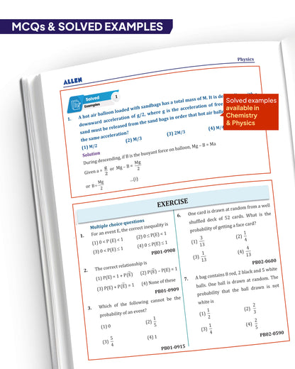 ALLEN Class 9 All-in-One Olympiad Study Material Package -9 Multicolor Modules Covering 7 Core Subjects | Physics, Chemistry, Biology, Maths, Social Science, English & Mental ability