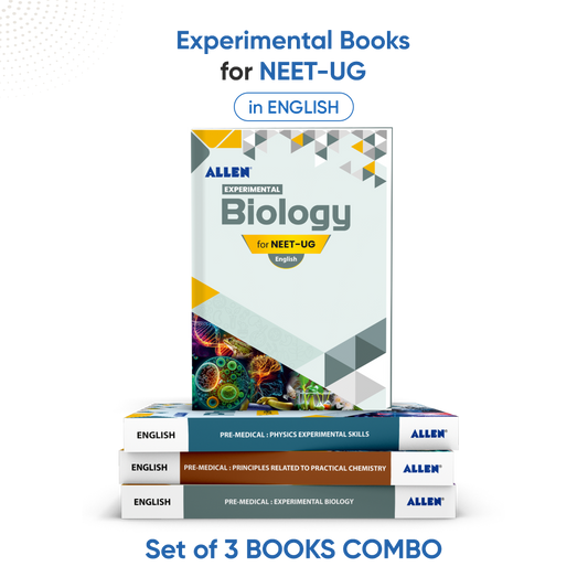 Experimental Physics, Practical Chemistry, Experimental Biology for NEET-UG (Set of 3 books Combo) by ALLEN