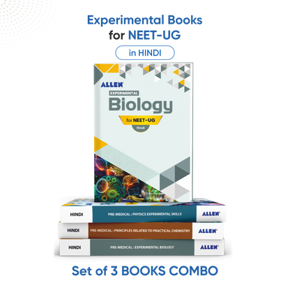 Experimental Physics, Practical Chemistry, Experimental Biology for NEET-UG (Set of 3 books Combo) by ALLEN