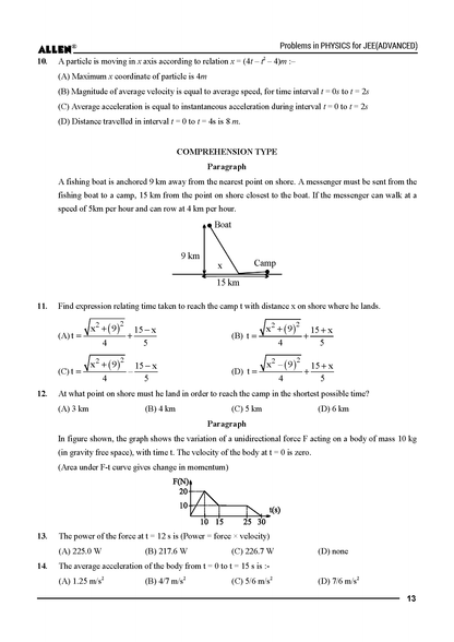 Problems in Physics, Chemistry & Mathematics with Answer key for JEE Advanced in English by ALLEN (Set of 3 Books Combo)