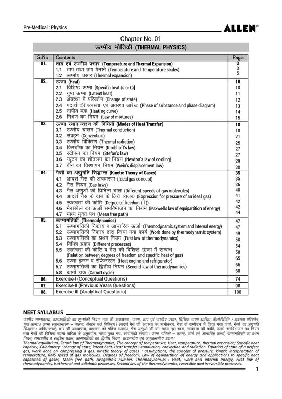 Allen Module Cover ALLEN Modules for NEET UG 2026 with Solutions – Set of 24 Books – ALLEN ...