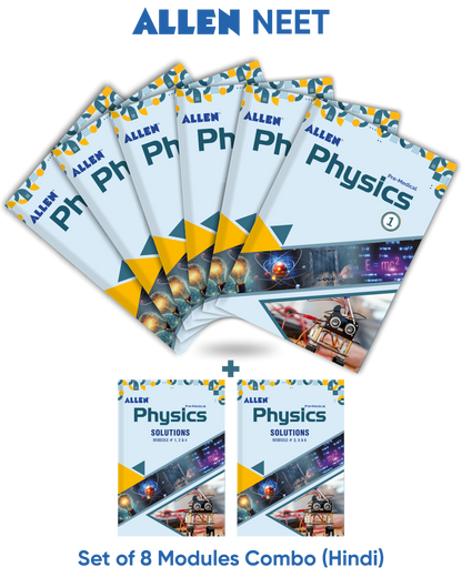 ALLEN NEET-UG Study Material Package for 11th, 12th & 12th Passed with Solutions (Set of 24 Modules)