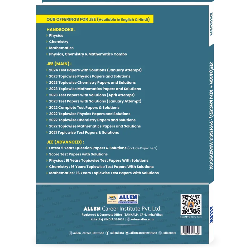 Physics Handbook for IIT-JEE - ALLEN E-Store – Allen E-Store