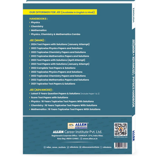 Physics Handbook for IIT-JEE - ALLEN E-Store