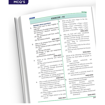 ALLEN Class 6 NCERT All-in-One Study Material Package-9 Multicolor Modules Covering 6 Core Subjects | Physics, Chemistry, Biology, Maths, Social Science & English