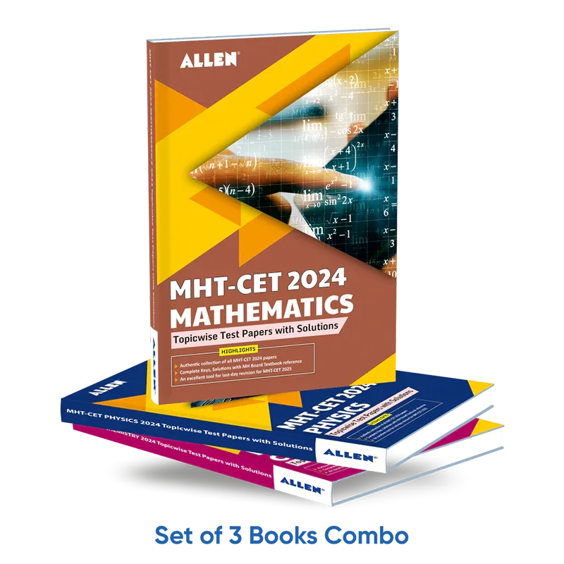 Allen Bui Math MHT CET Test Papers with Solutions – 3 Book Set Combo Topicwise – ALLEN ...