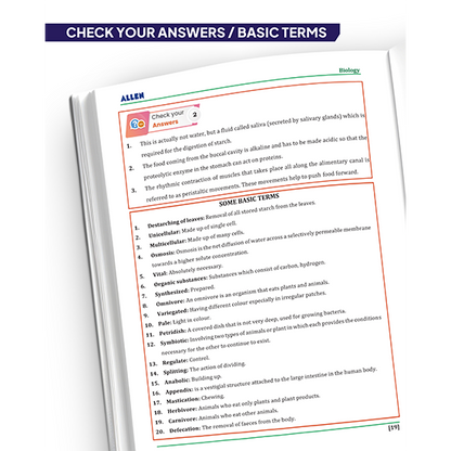 ALLEN Class 10 NCERT All-in-One Study material Package – 13 Colorful Modules covering 6 Subjects | Physics, Chemistry, Biology, Maths, Social Science & English