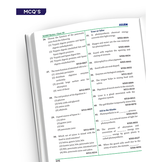 ALLEN Class 10 NCERT All-in-One Study material Package – 13 Colorful Modules covering 6 Subjects | Physics, Chemistry, Biology, Maths, Social Science & English