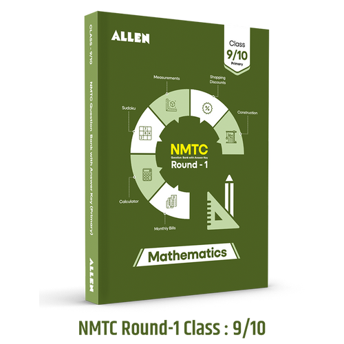 NMTC Maths Question Bank for Class 9 & 10 (Juniors) with Answer Key | NMTC Olympiad Preparation Book by ALLEN