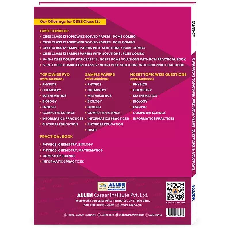 CBSE Class 12th Chemistry Previous Years Solved Papers - Topicwise