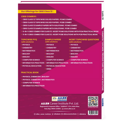 CBSE Class 12th Chemistry Previous Years Solved Papers - Topicwise