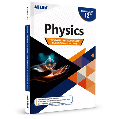 CBSE Physics Topicwise Solved papers from Previous Years for Class 12th